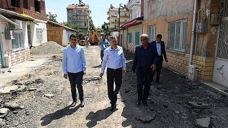 Çalışmaları yerinde inceledi 