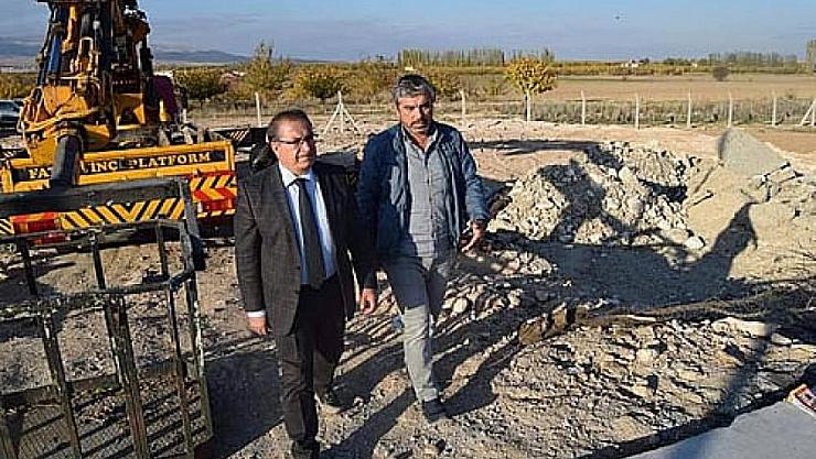 Başkan Kazgan yatırımları inceledi