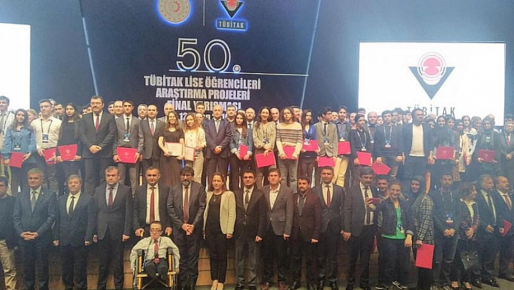 5 proje Türkiye derecesi yaptı