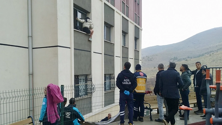 Bahçebaşı TOKİ'de intihar girişimi: Ekiplerin önlemi facianın önüne geçti