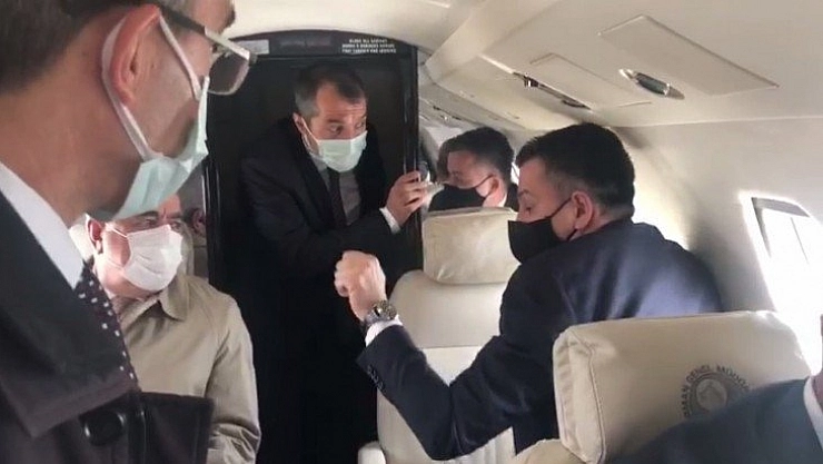 Malatya'ya acil iniş yaptı