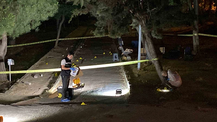 Hastane bahçesinde silahlı çatışma