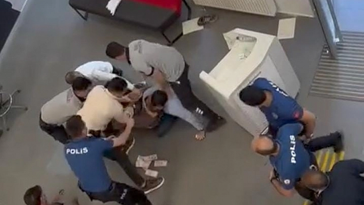 Bankadan para çalmaya çalışan şahıs tutuklandı