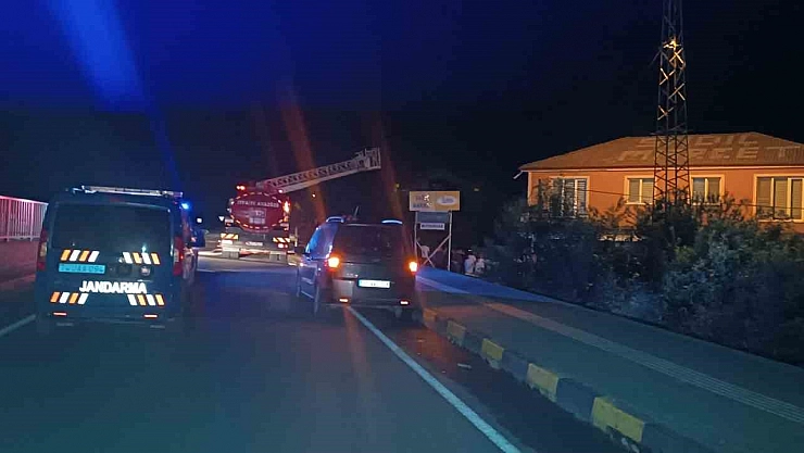 Bartın'da yangın paniği