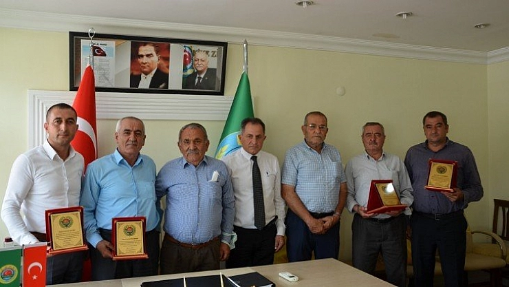 Üreticilere plaket