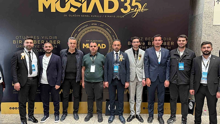 MÜSİAD Malatya'dan genel kurul'a güçlü katılım
