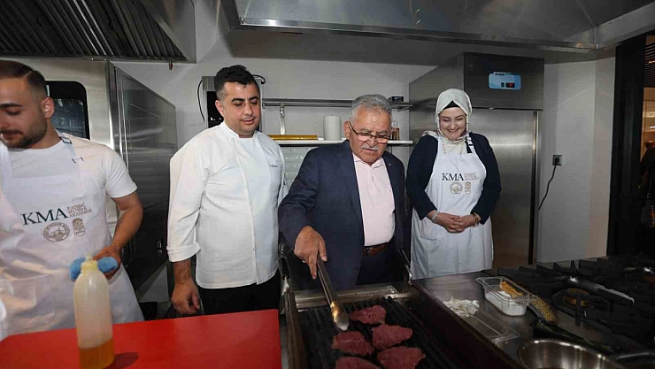 Büyükkılıç, Mutfak Sanatları Merkezi'nde Workshop etkinliklerine katıldı