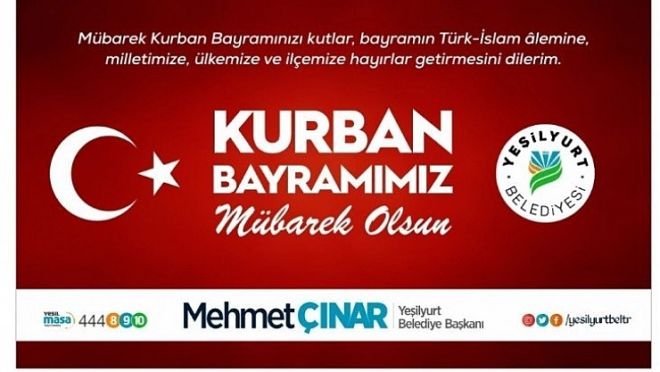 Başkan Çınar'dan Kurban Bayramı mesajı
