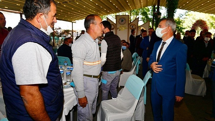 Başkan çınar personelle bir araya geldi