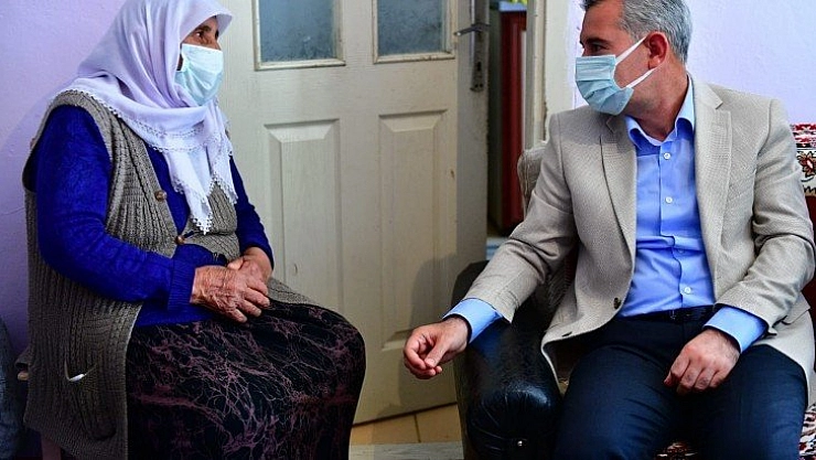 Hayır duasını aldı