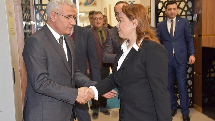 Rektör Karabulut'u ziyaret etti
