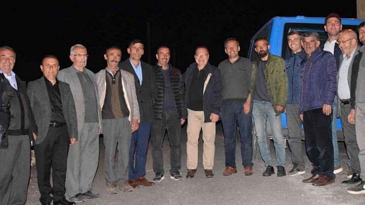 Kazgan vatandaşlarla buluştu