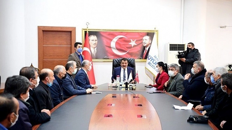 Muhtarları ağırladı