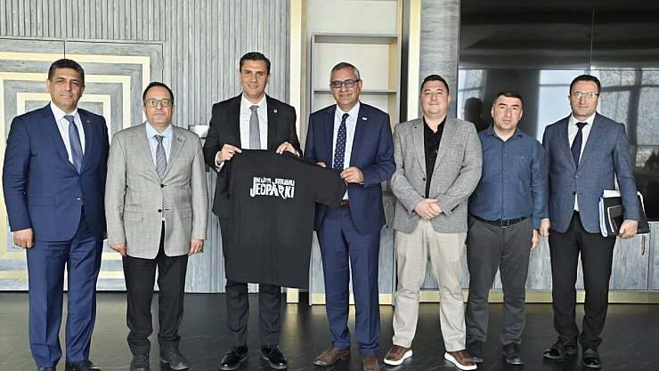 Başkan Zeyrek'e jeopark sunumu