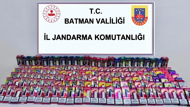 Batman'da kaçak elektronik sigaralar ele geçirildi