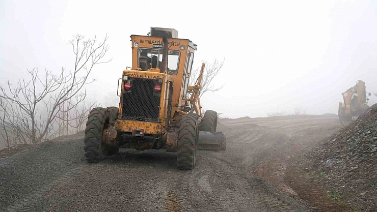 Battalgazi Belediyesi'nden 3 kilometrelik yol iyileştirmesi