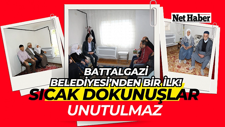 Battalgazi Belediyesi'nden bir ilk! Sıcak dokunuşlar unutulmaz