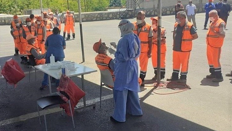 Personele test yapılacak