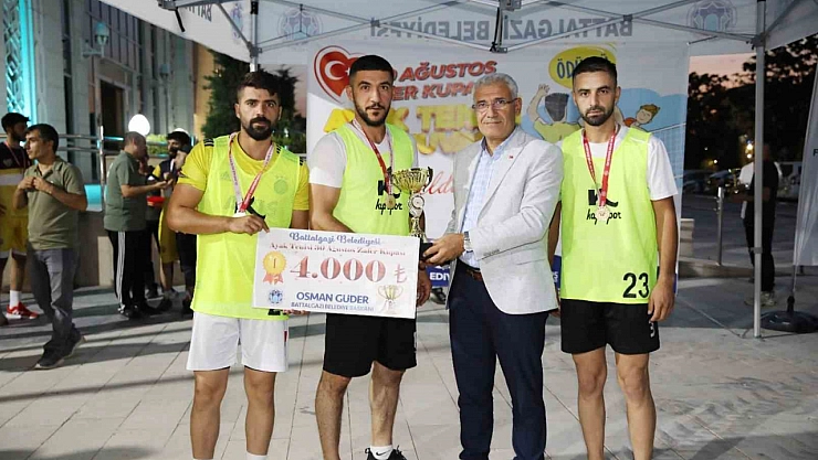 Battalgazi'deki turnuvanın finali yapıldı