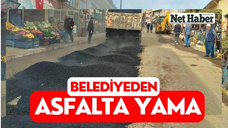 Belediyeden asfalta yama
