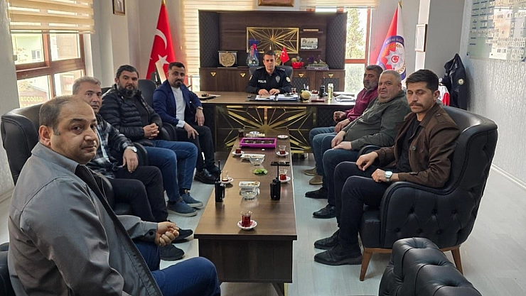 Besni Emniyet Güçlerine Yardım Derneğinden polislere ziyaret