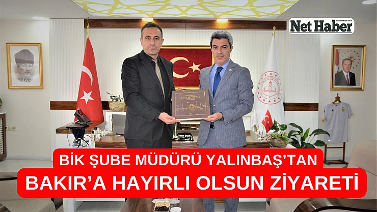 BİK Şube Müdürü'nden hayırlı olsun ziyareti