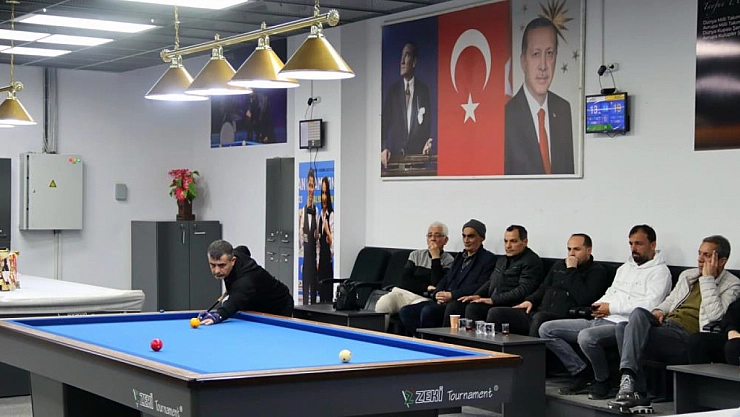 Bilardo şampiyonası sona erdi