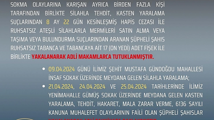 Bingöl'de veriler açıklandı..!
