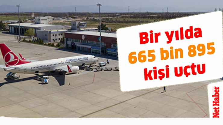 Bir yılda 665 bin 895 kişi uçtu