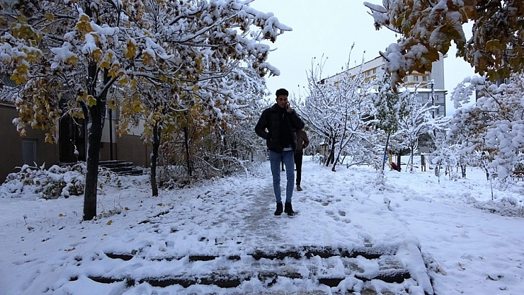 Bitlis'te kar yağışı