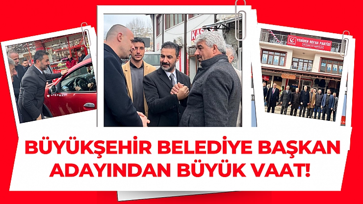 Büyükşehir belediye başkan adayından büyük vaat! Personellerine 35 bin TL verecek