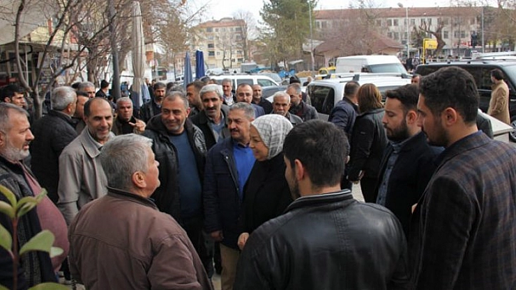 Çalık esnafı gezdi