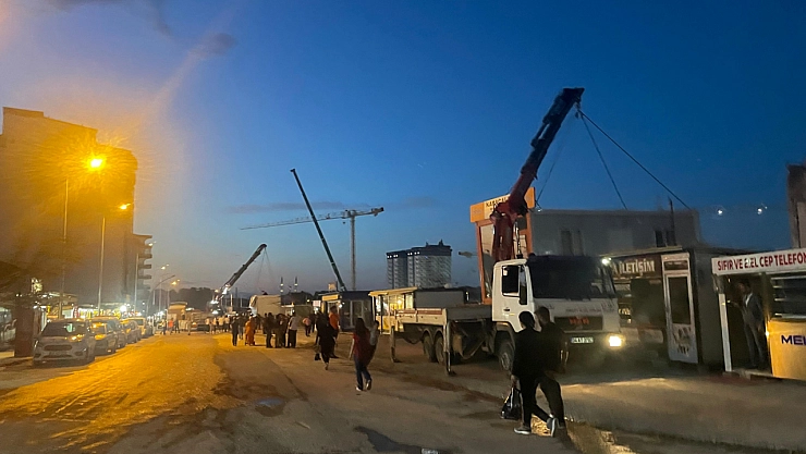 Çarşı Merkezindeki Konteynerlar Kaldırılıyor..!