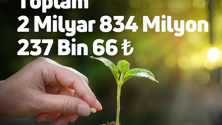 Çiftçilere 2 Milyar 834 Milyon TL Destekleme Ödemesi Hesaplarda