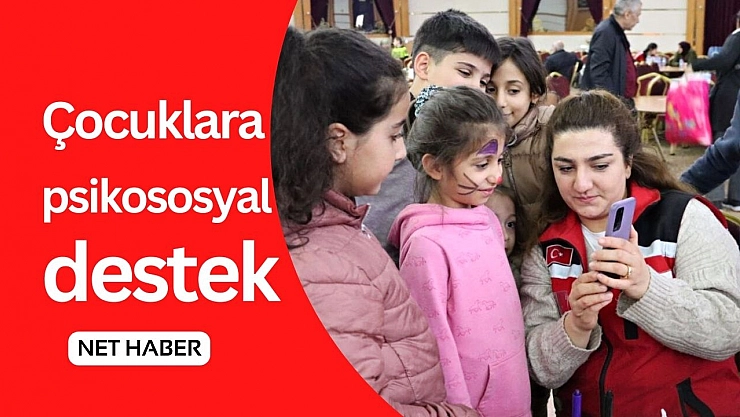 Çocuklara psikososyal destek