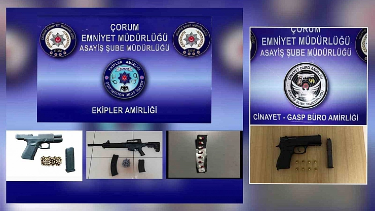 Çorum polisinin suçlularla mücadelesi