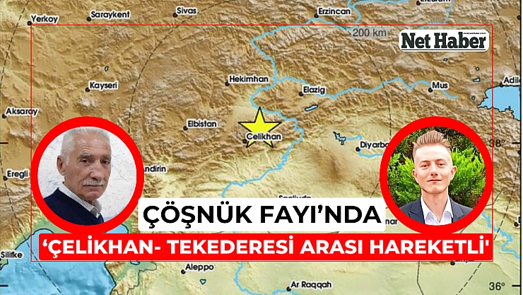 Çöşnük Fayı hareketli