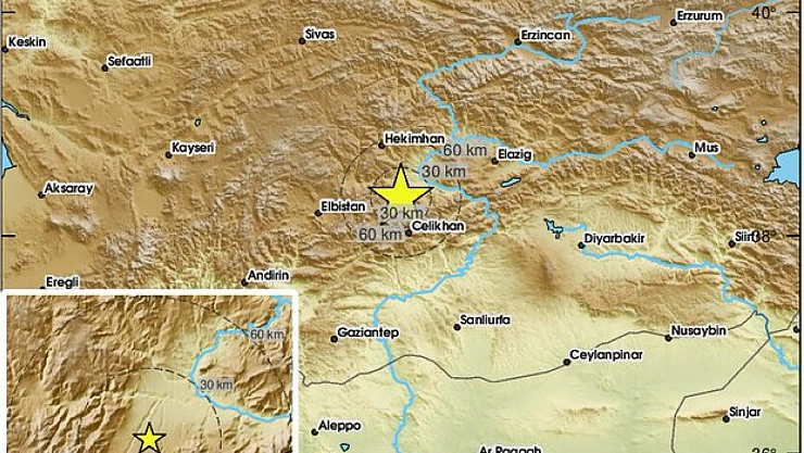 Çöşnük Fayı'nda sığ bir deprem
