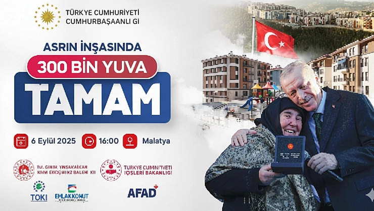 Cumhurbaşkanı Erdoğan'ın Malatya programının detayları belli oldu