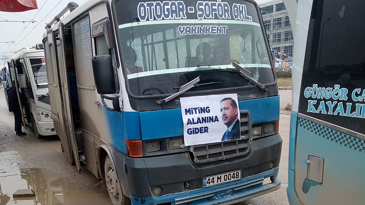 Erdoğan'ın Programına Ücretsiz Ulaşım