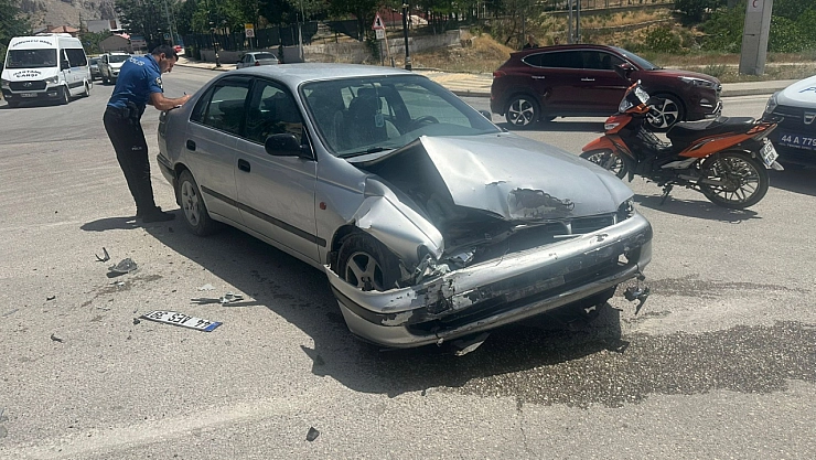 Darende'de Kaza 1 yaralı