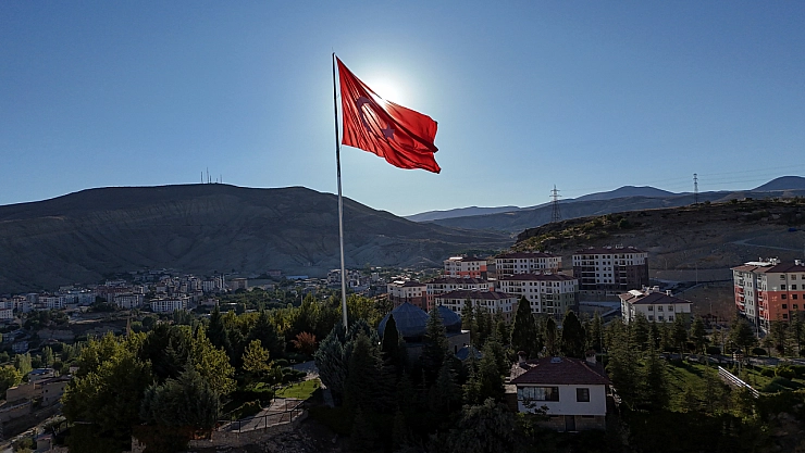 Darende semalarında şanlı bayrak dalgalanıyor!