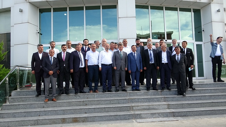 Davutoğlu'dan MTSO'ya ziyaret