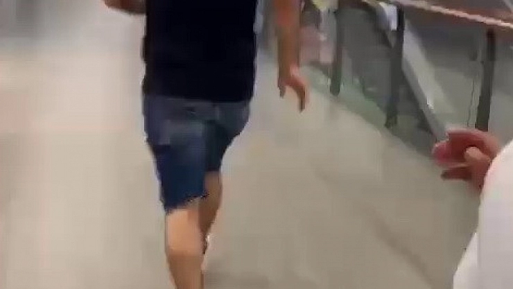 Deprem anındaki panik kameralara yansıdı