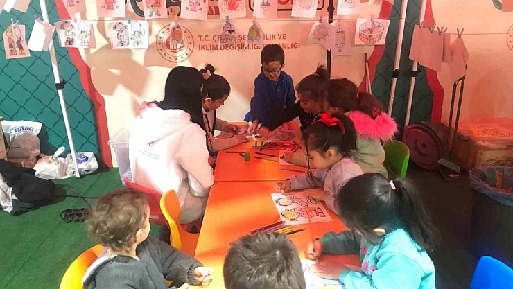 Ramazan panayırına çocuklardan yoğun ilgili