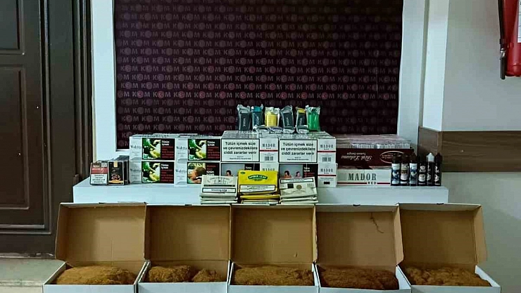 İşyerine kaçak sigara baskını