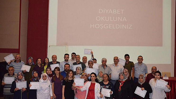 Diyabet eğitimi bitti
