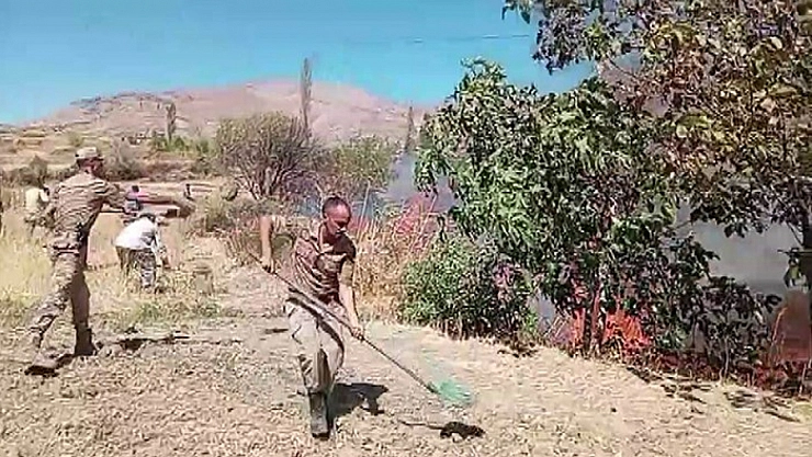 Diyarbakır'da korkutan yangın