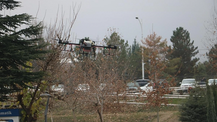 Dronla ilaçlama dönemi