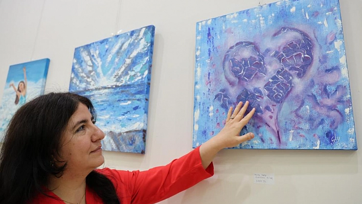 Doktorluğun stresini sanatla aştı!